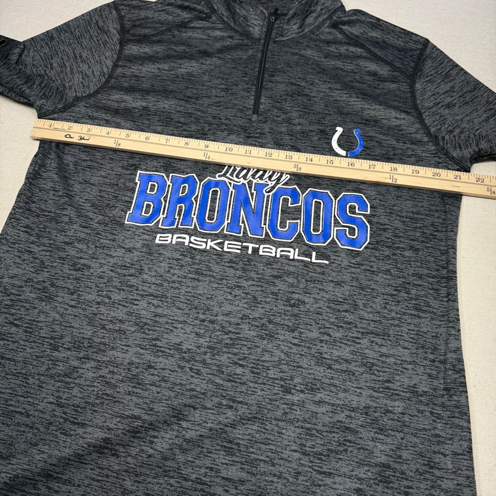 Badger Sport - Gray & Black Lady Broncos Basketball Pullover - Size XL - Picture 11 of 16